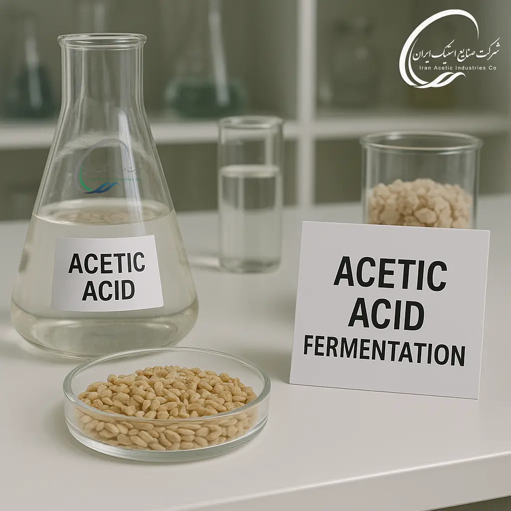 بررسی مواد اولیه قابل استفاده در تخمیر اسید استیک