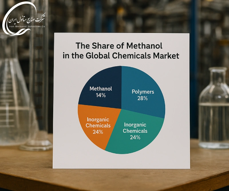 سهم متانول در بازار جهانی مواد شیمیایی