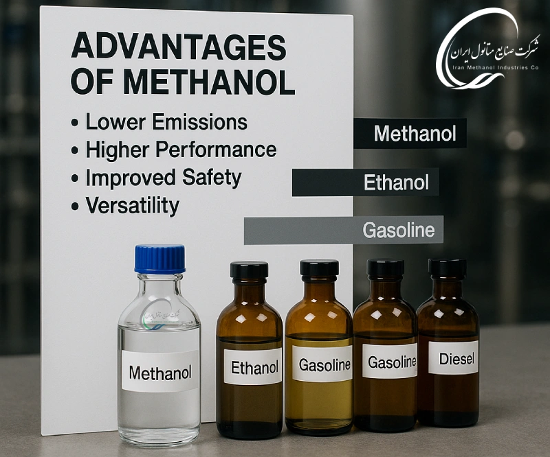 مزایای متانول نسبت به برخی مواد دیگر (نگاه کلی)